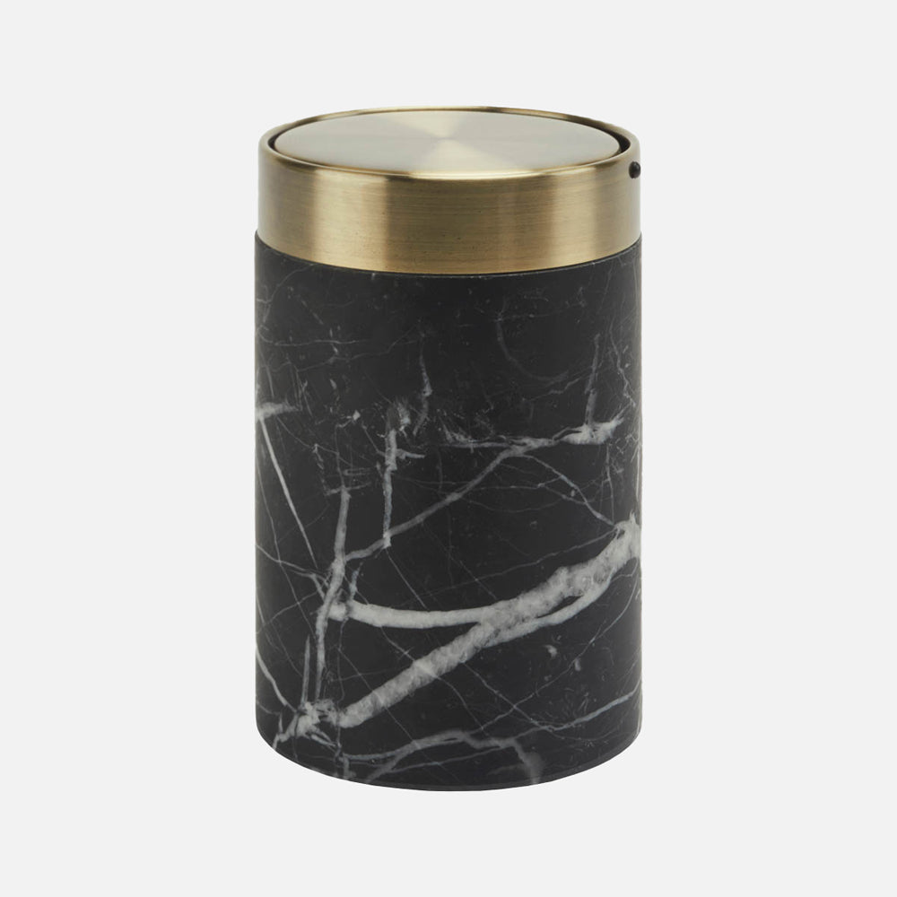 Produktbillede af NERO Toiletspand m. vippelåg Sort på tilbud i høj kvalitet
