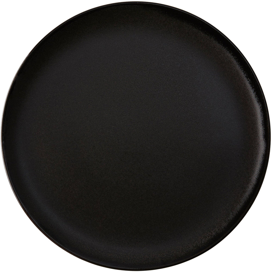Aida Aida RAW tallerken, 23 cm, titanium black ❤ vinkelbillede (Morgenmadstallerken)