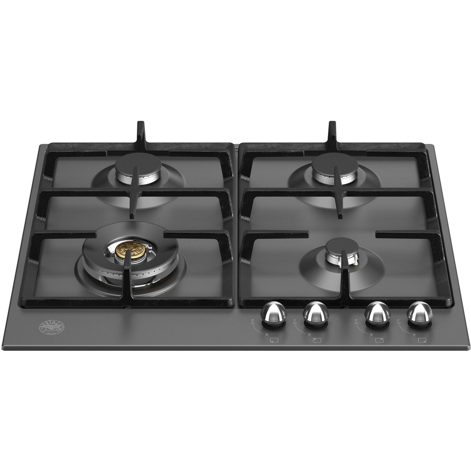 Bertazzoni Bertazzoni P604LHERNE Heritage gaskomfur sort – vinkelbillede (Komfurer)