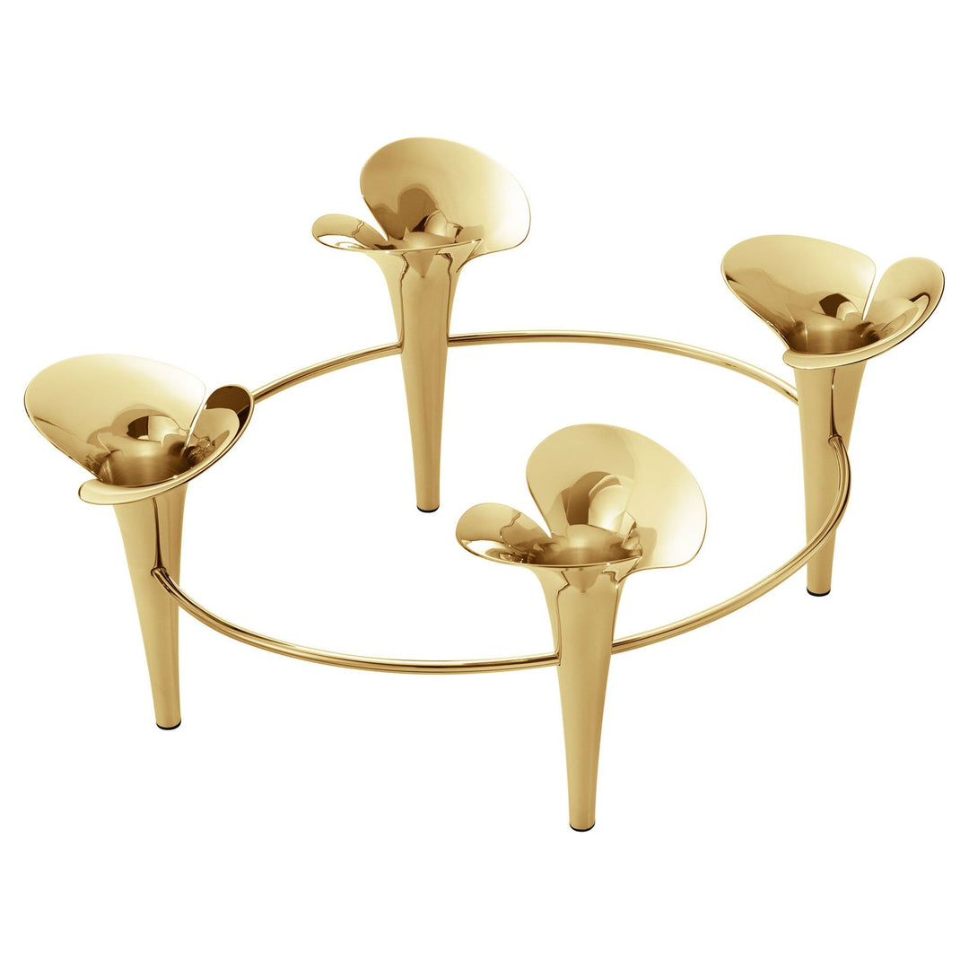 Georg jensen Georg jensen Bloom Botanica lysestage, guld – close-up (Lysestage)