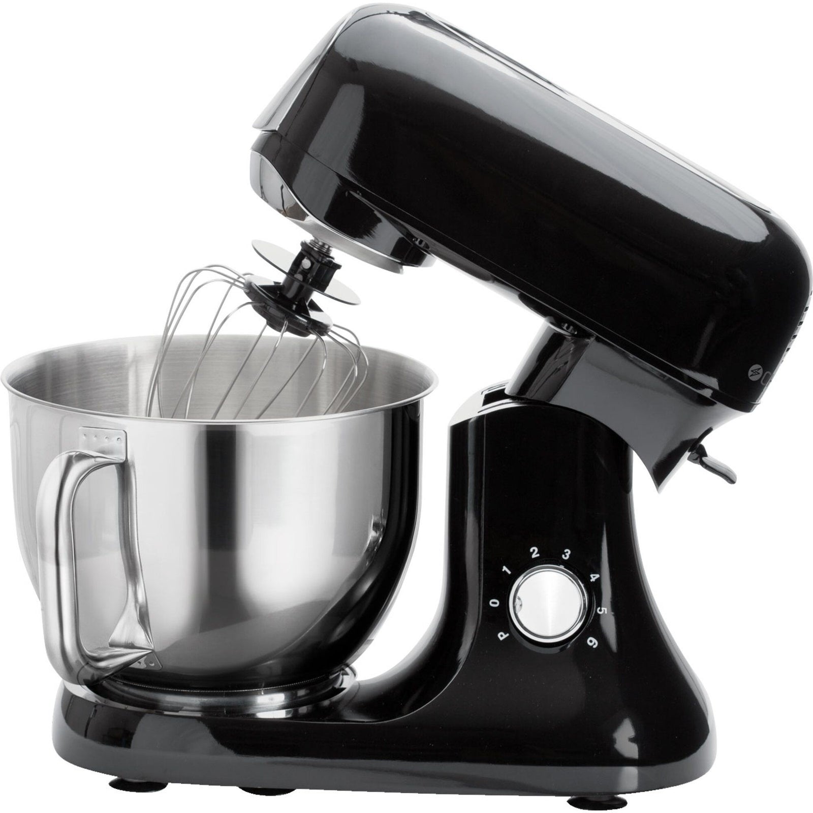 Champion Champion Køkkenmaskine Pro, 1200 W, 6 liter, shiny black – vinkelbillede (Røremaskiner)