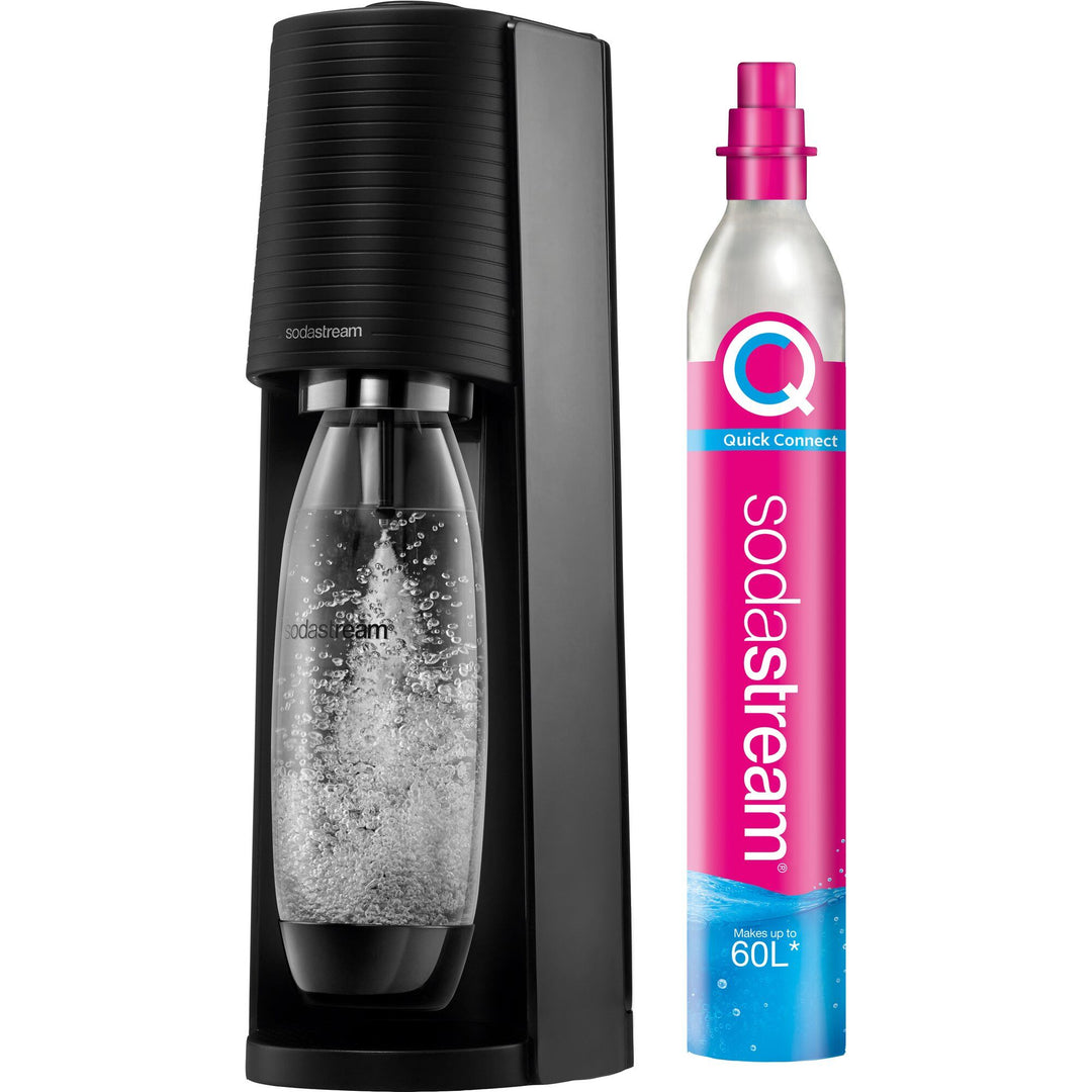 Sodastream Sodastream Terra sodavandsmaskine sort med kulsyrepatron ❤ produktfoto (Sodavandsmaskiner)