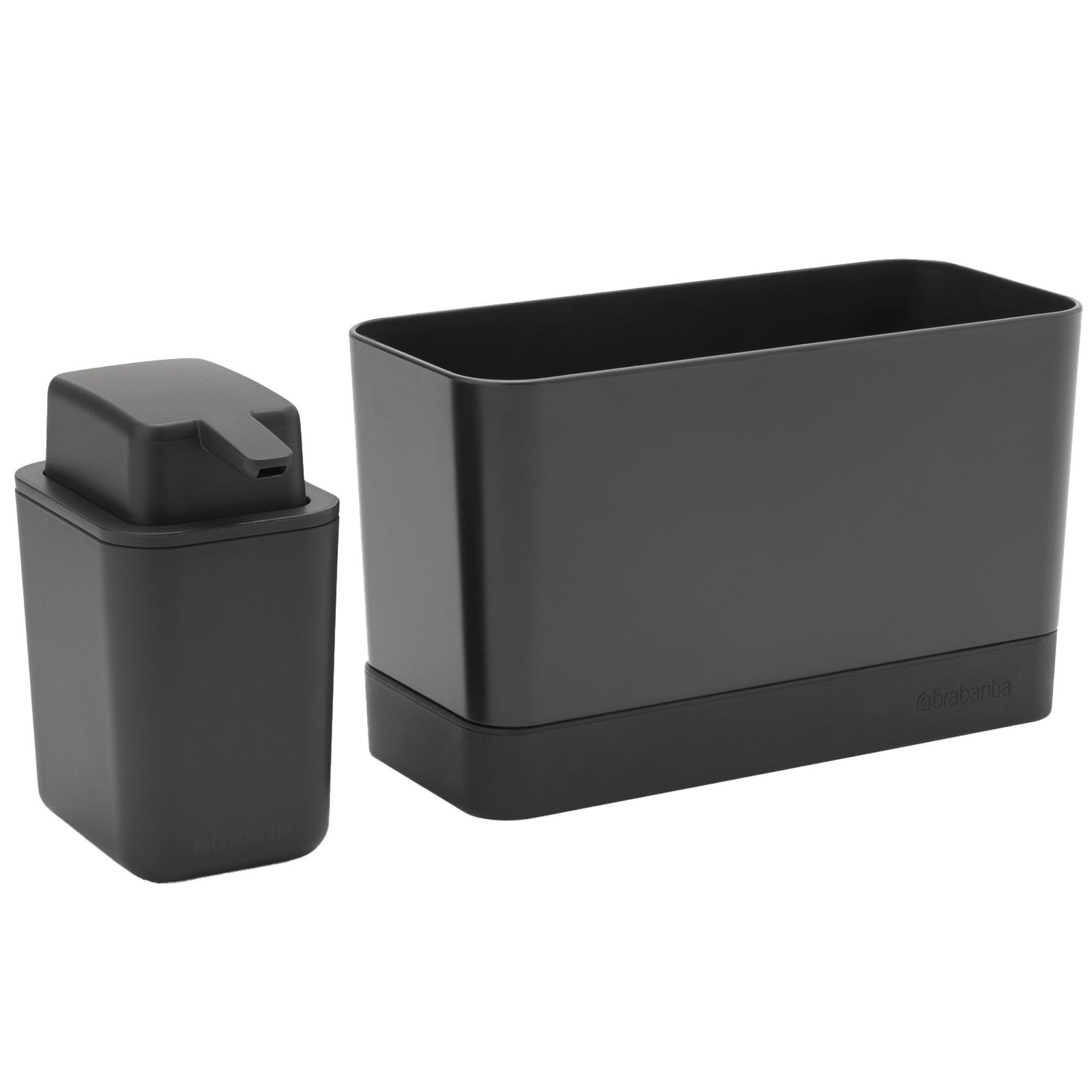 Brabantia Brabantia SinkSide opvaskeorganisator med sæbeholder, mørkegrå – detaljebillede (Rengøring & Opvask)