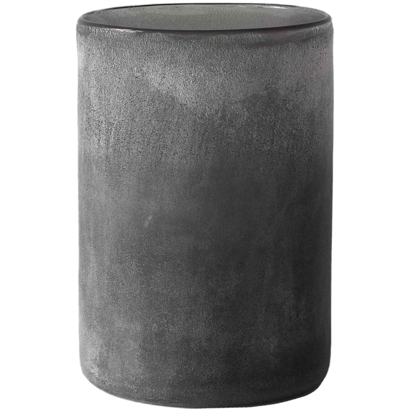Tell me more Tell me more Frost fyrfadsstage, grey, large – produktbillede (Lysestage)