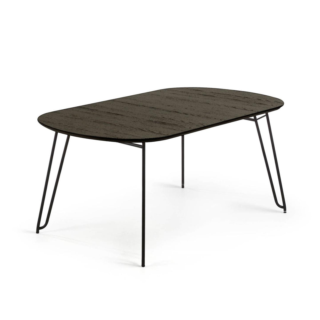 KAVE HOME Milian spisebord m. 2 tillægsplader asketræsfinish træ 140 220 x90