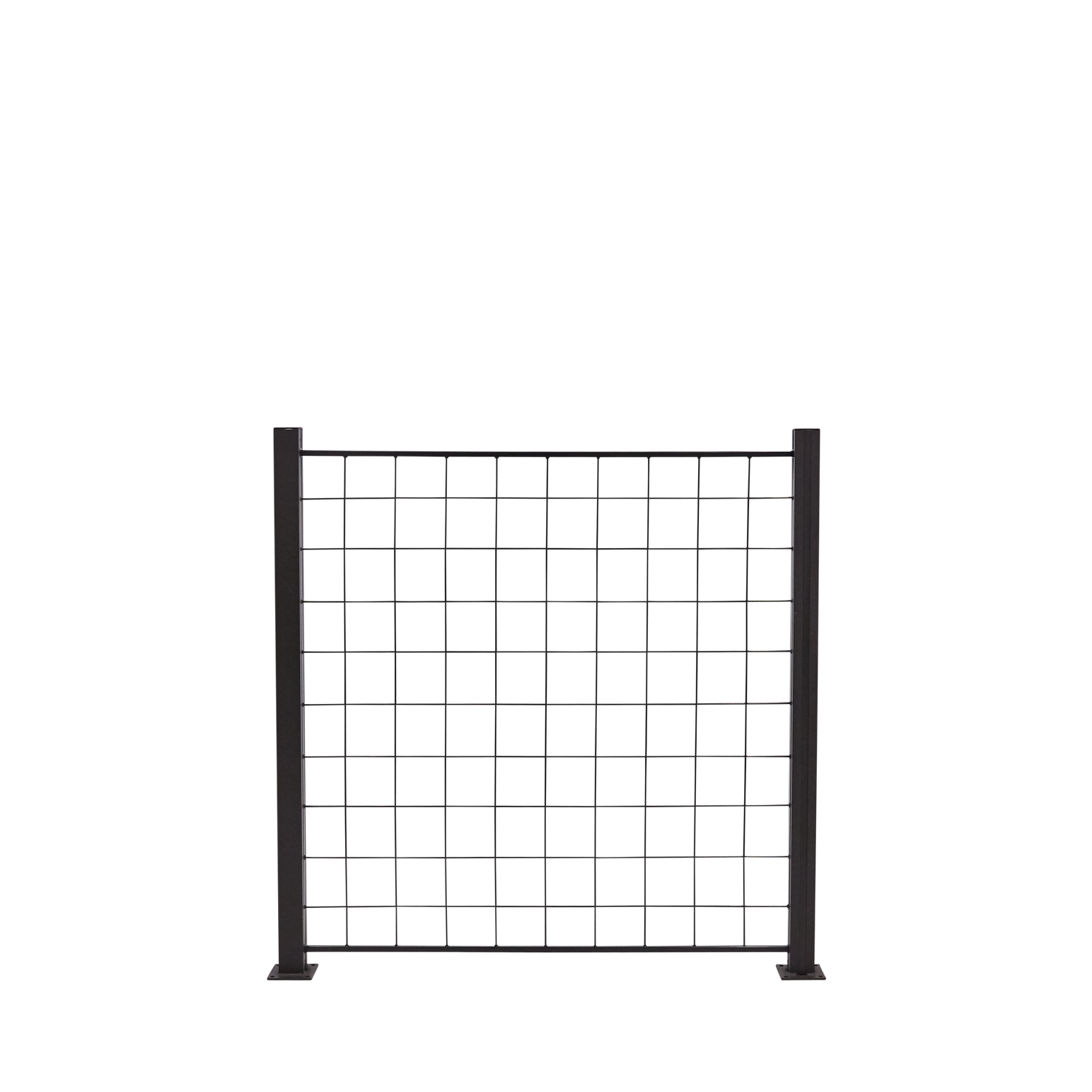 Produktbillede af HORTUS espalie 100x100 cm sort til aluminium stolpe på tilbud i høj kvalitet