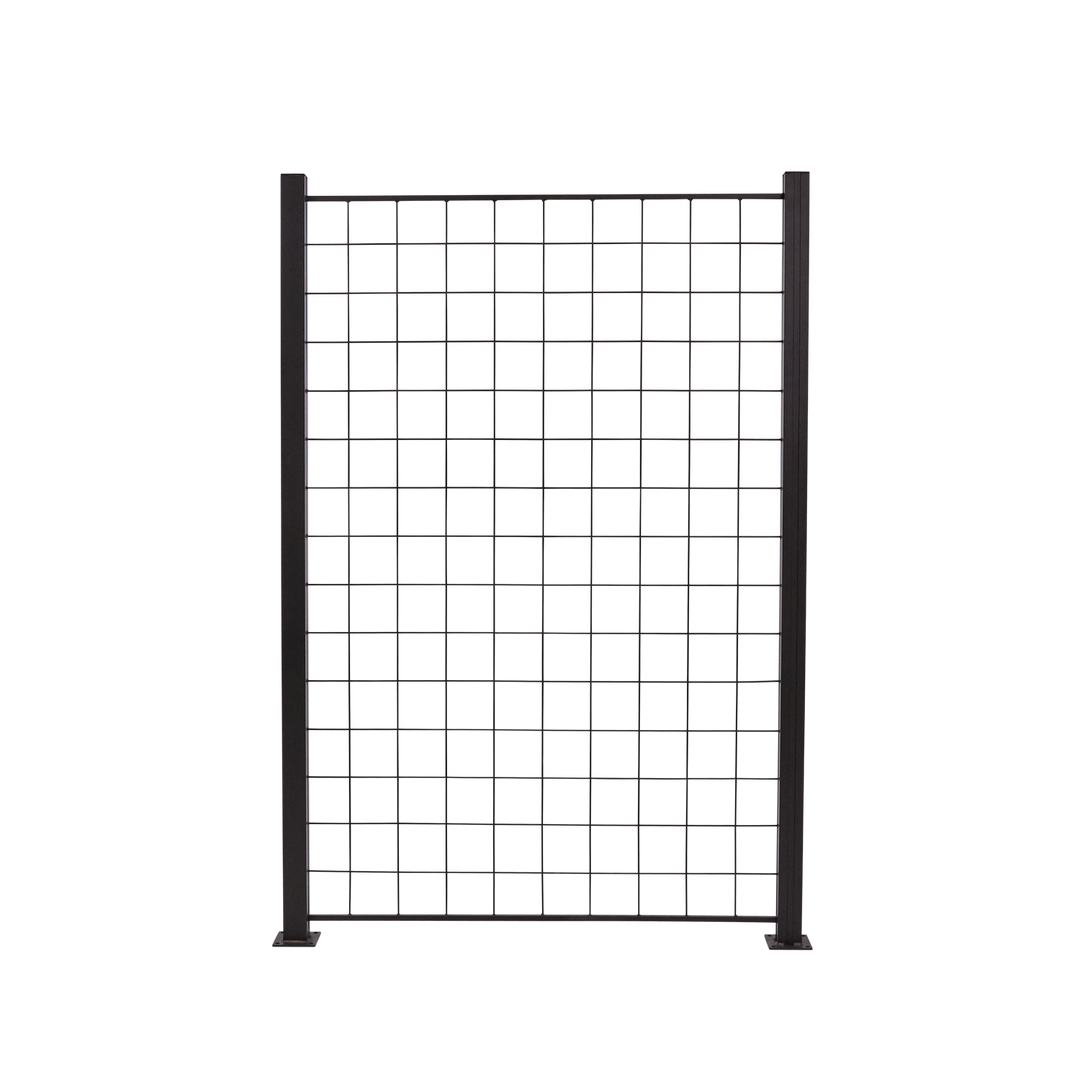 Produktbillede af HORTUS espalie 150x100 cm sort til aluminium stolpe på tilbud i høj kvalitet