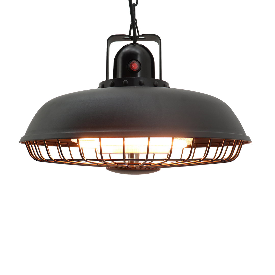 Produktbillede af HORTUS terrassevarmer hængemodel HA 600/1200/1800W inkl. fjernbetjening og soft touch på tilbud i høj kvalitet
