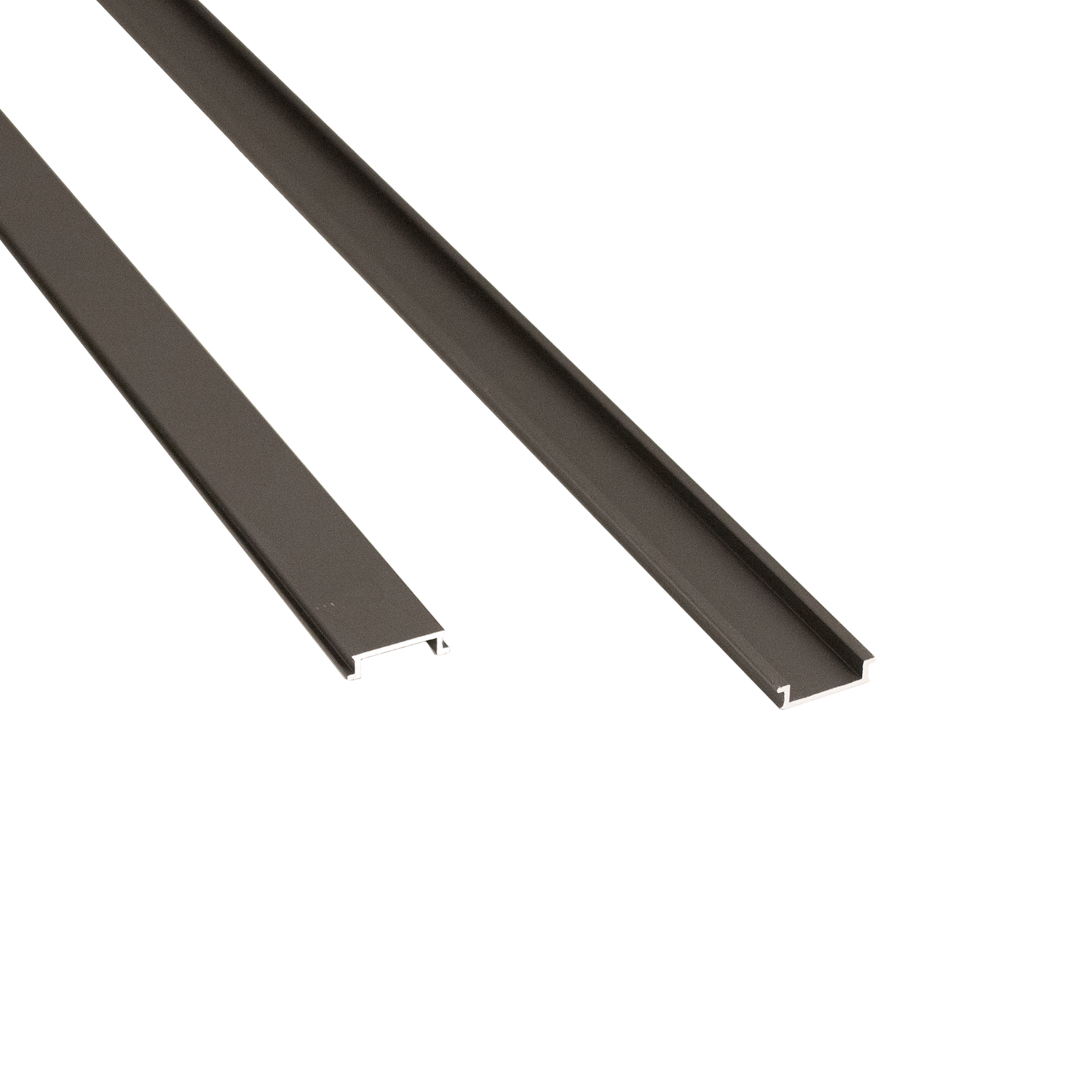 Produktbillede af Stolpeskinne 2000mm aludesign sort på tilbud i høj kvalitet