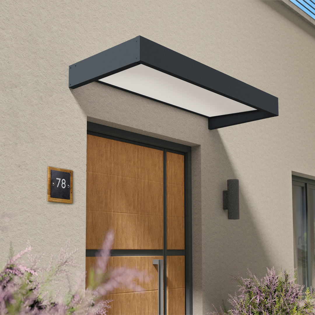 Produktbillede af Palram Canopia Sophia hvid opal 215 x 95 cm på tilbud i høj kvalitet