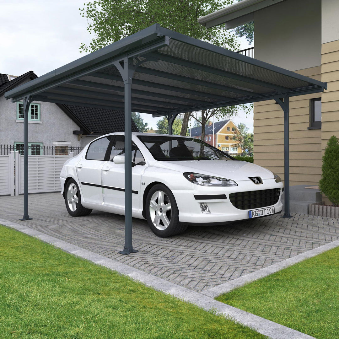 Produktbillede af Palram Canopia Verona carport 5000 antracitgrå på tilbud i høj kvalitet