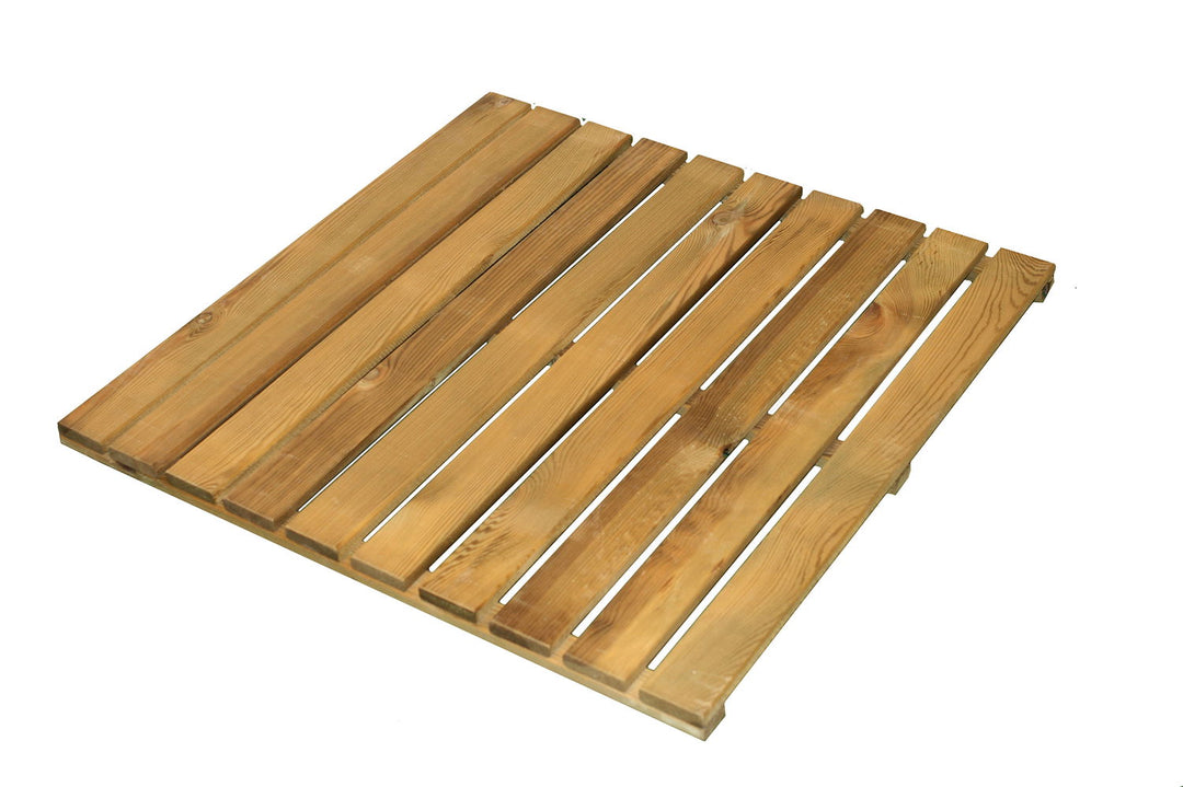 Produktbillede af Træflise 80 x 80 cm trykimp. 20 stk. på tilbud i høj kvalitet