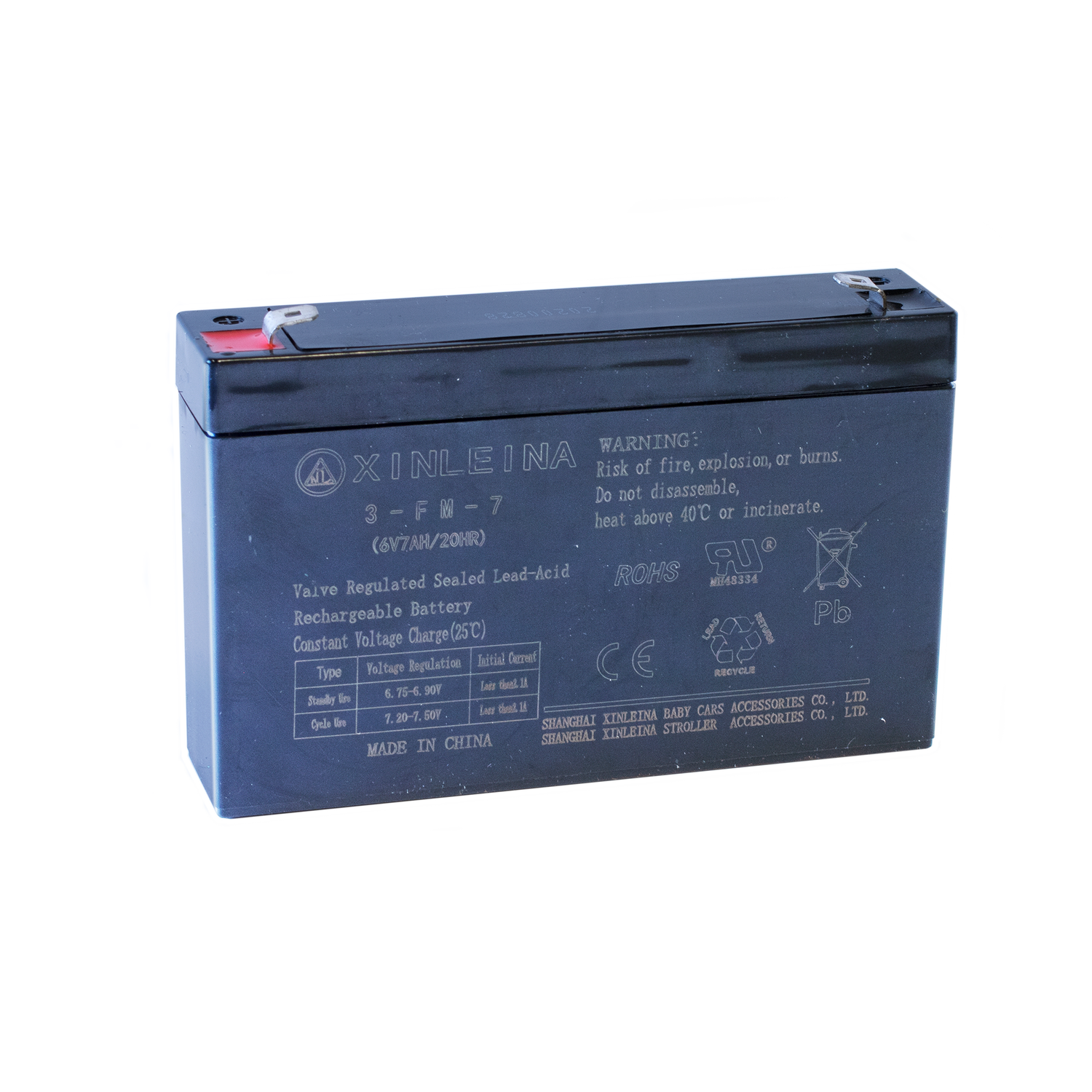 Produktbillede af NORDIC PLAY Speed 6V-batteri 7/AH til elbil på tilbud i høj kvalitet