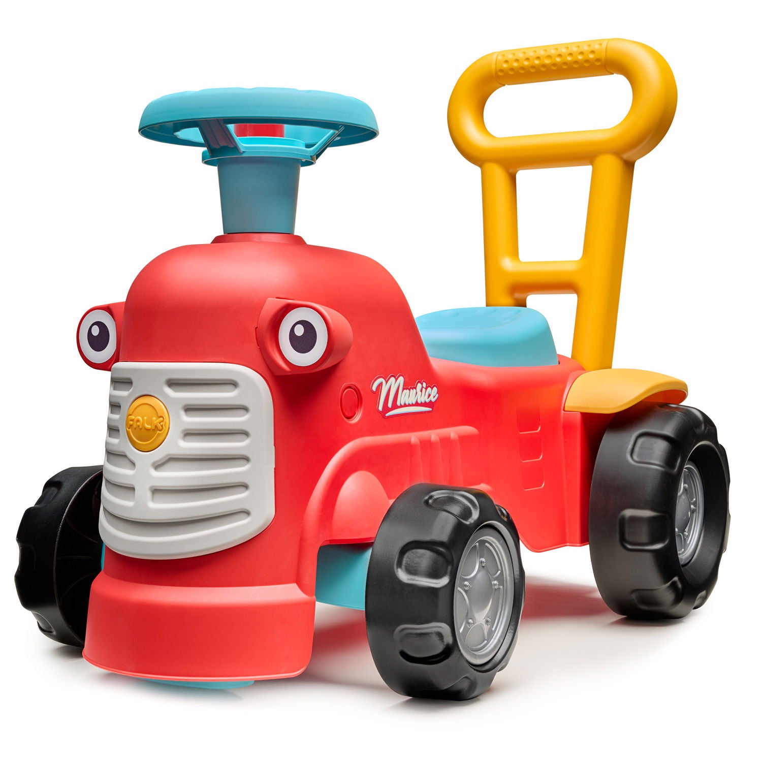 Produktbillede af Maurice gå-traktor med rat horn og ergonomisk ganghjælp FALK på tilbud i høj kvalitet