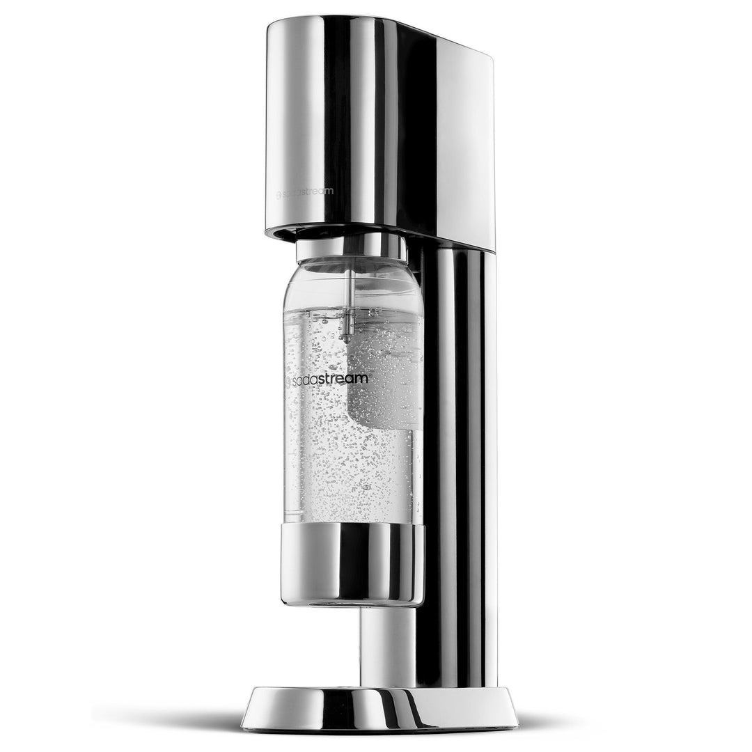 Sodastream Sodastream Ens µ sodavandsmaskine, rustfrit stål – close-up (Sodavandsmaskiner)