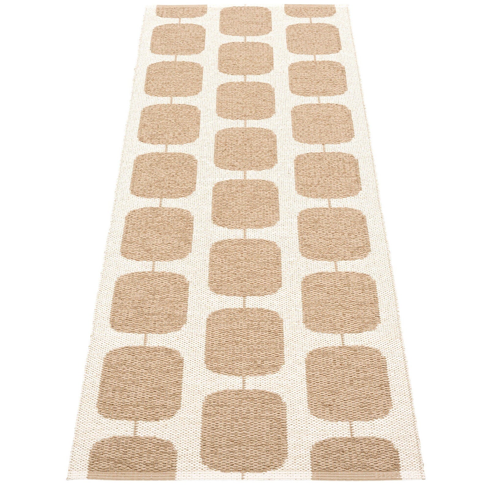 Pappelina Pappelina Gulvtæppe Sten, 70 x 200 cm, light nougat/vanilla ❤ produktfoto (Tæpper)