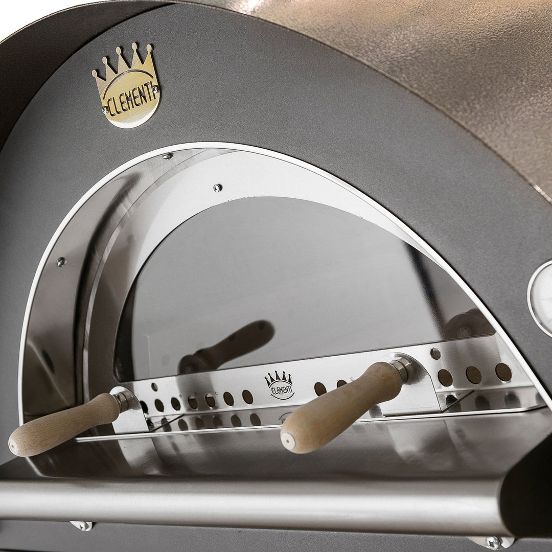 Clementi forni Clementi forni Glasdør til Family Pulcinella 80x100 cm. ❤ produktbillede (Pizzaovne)