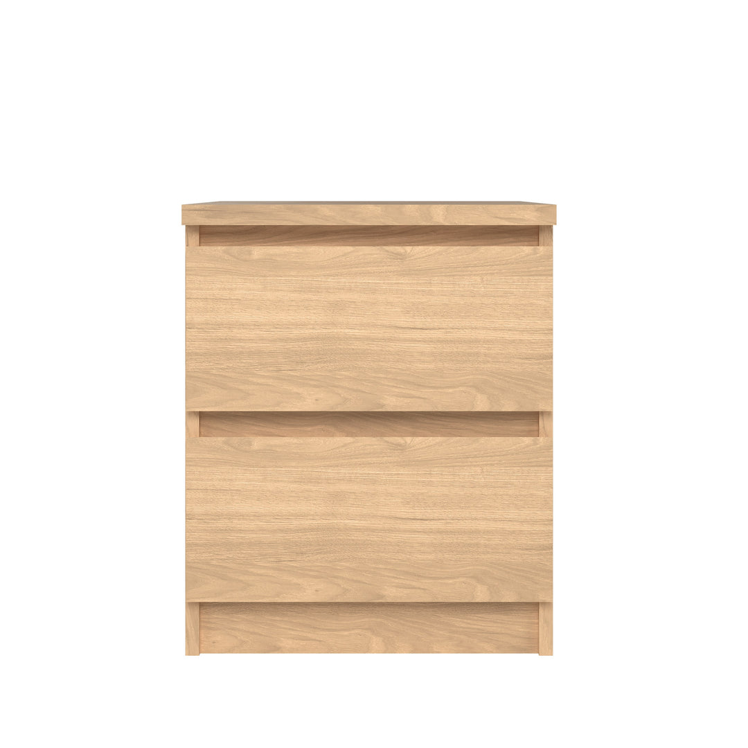TVILUM Naia natbord m. 2 skuffer Jackson Hickory natur spånplade 40.4x50