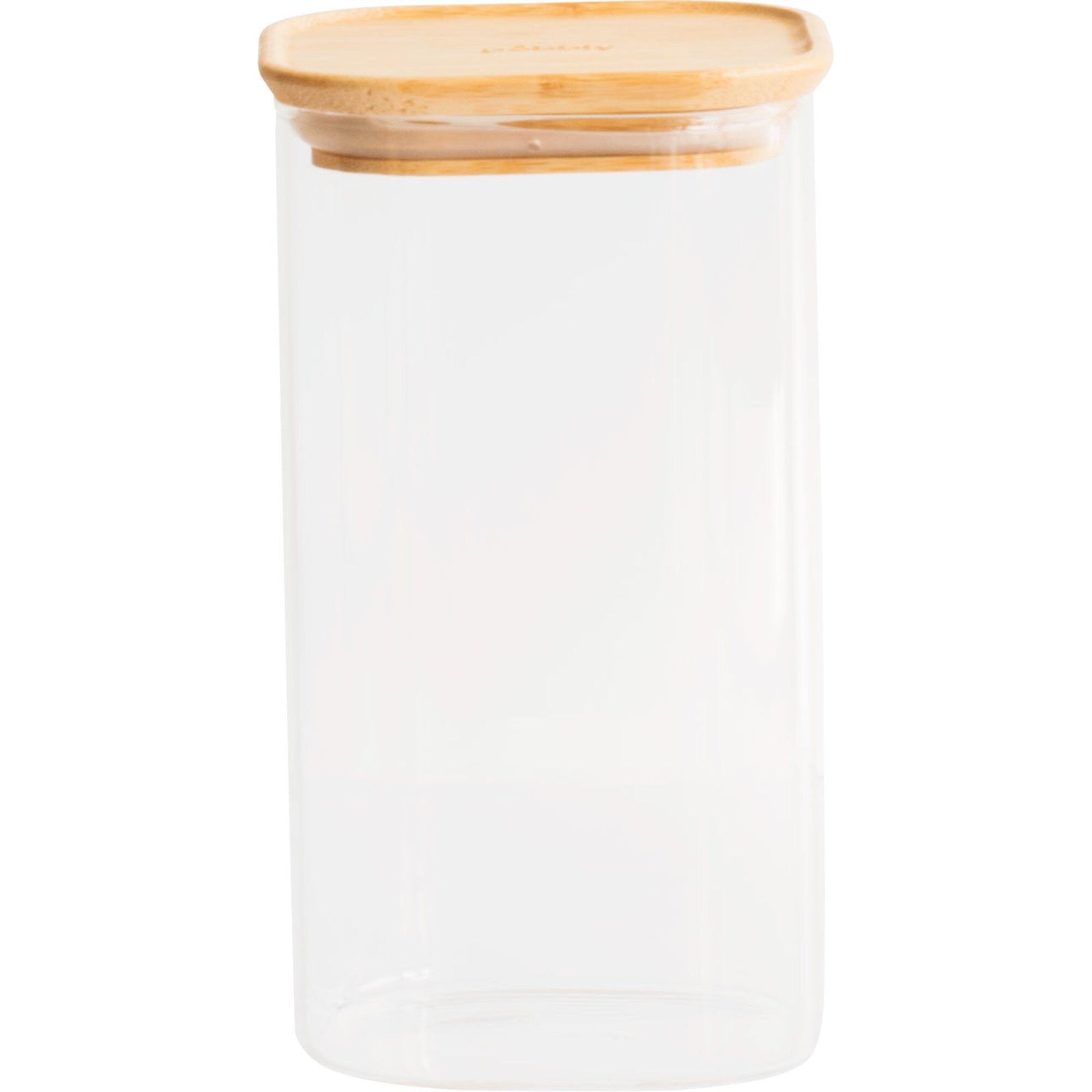 Pebbly Pebbly Glasboks med bambuslåg 1.400 ml ❤ frontbillede (Opbevaringsboks)