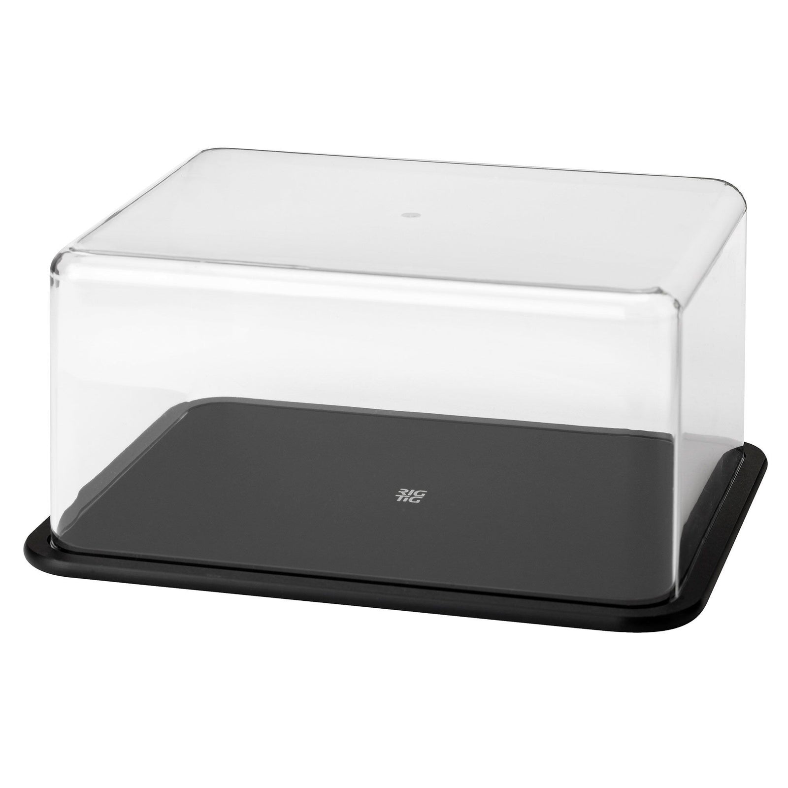 Rig-tig Rig-tig CONTAIN-IT osteklokke/opbevaringsboks, sort ❤ billede i brug i kategorien Opbevaringsboks