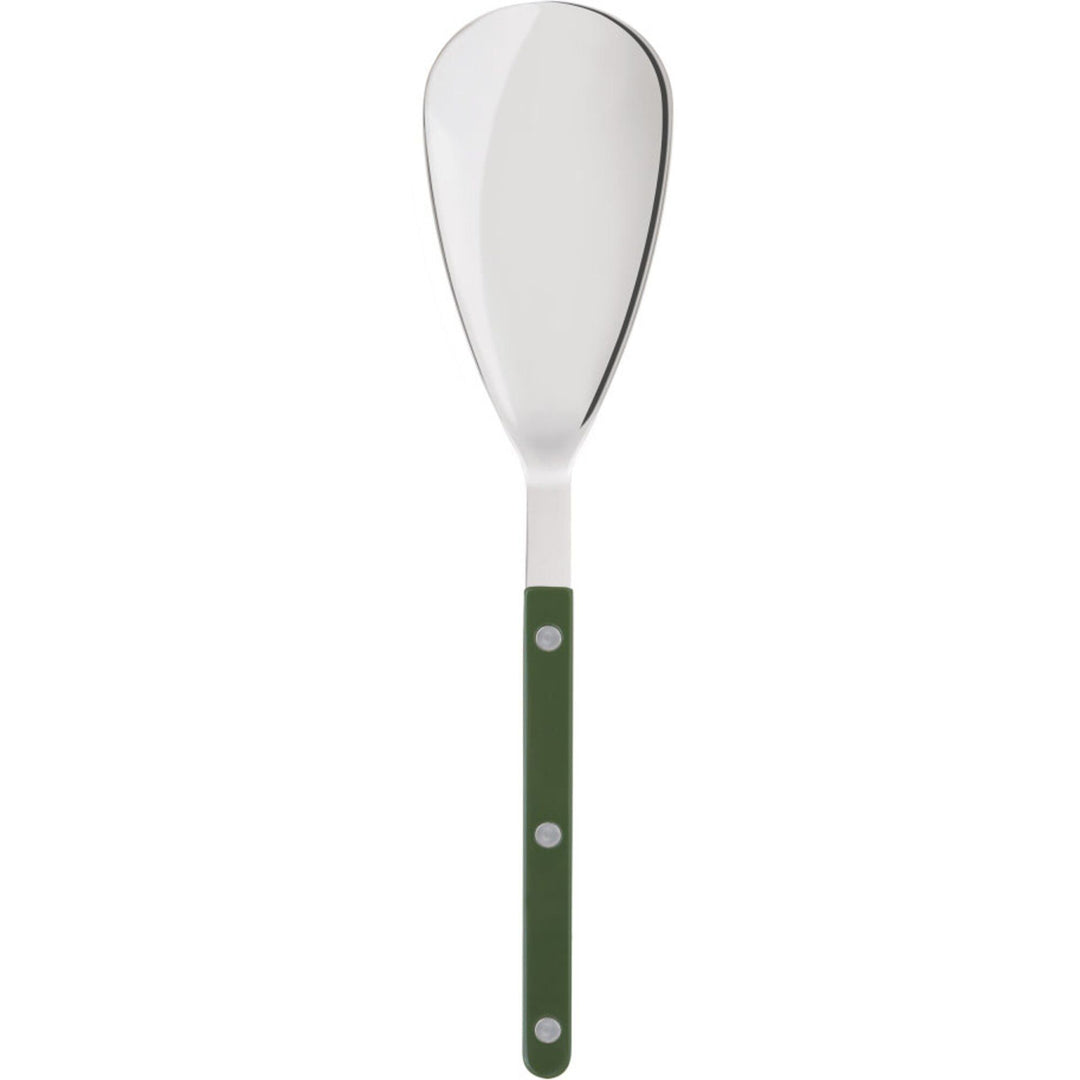 Sabre paris Sabre paris Bistrot Solid ske til ris 27 cm, grøn ❤ frontbillede (Serveringsske)