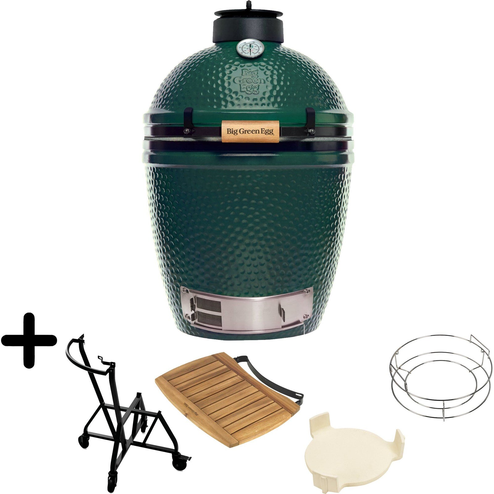 Big green egg Big green egg Kulgrill komplet pakke+, medium ❤ detaljebillede i kategorien Kamadogrill