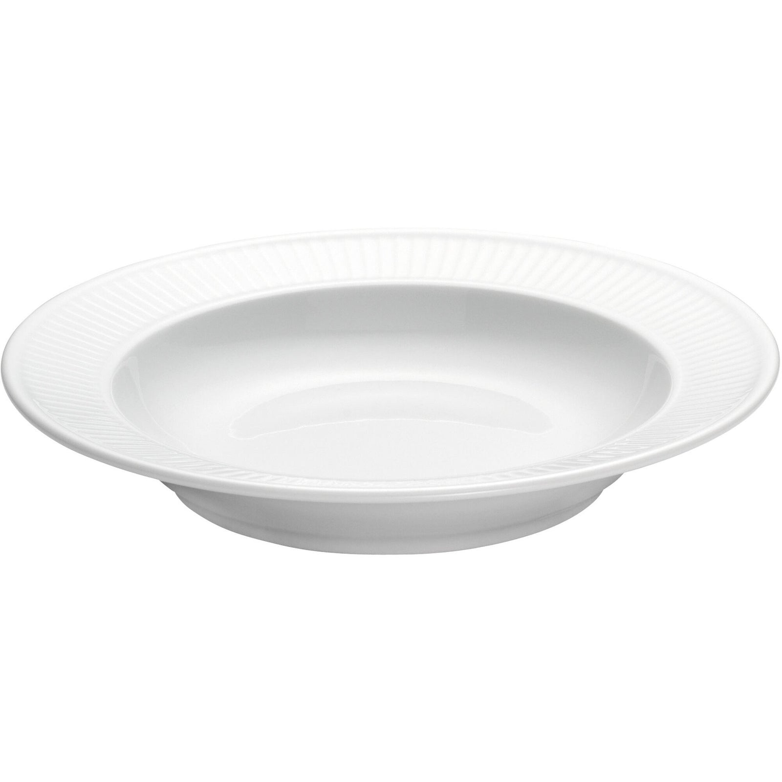 Pillivuyt Pillivuyt Hvid Plissé dyb tallerken – detaljebillede (Dyb tallerken)