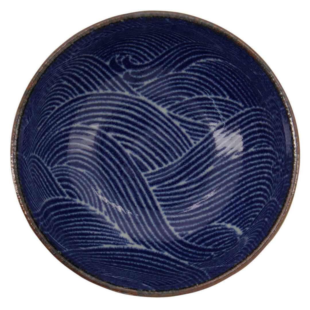 Tokyo design studio Tokyo design studio Seigaiha Blue skål 13 cm ❤ vinkelbillede (Skål)