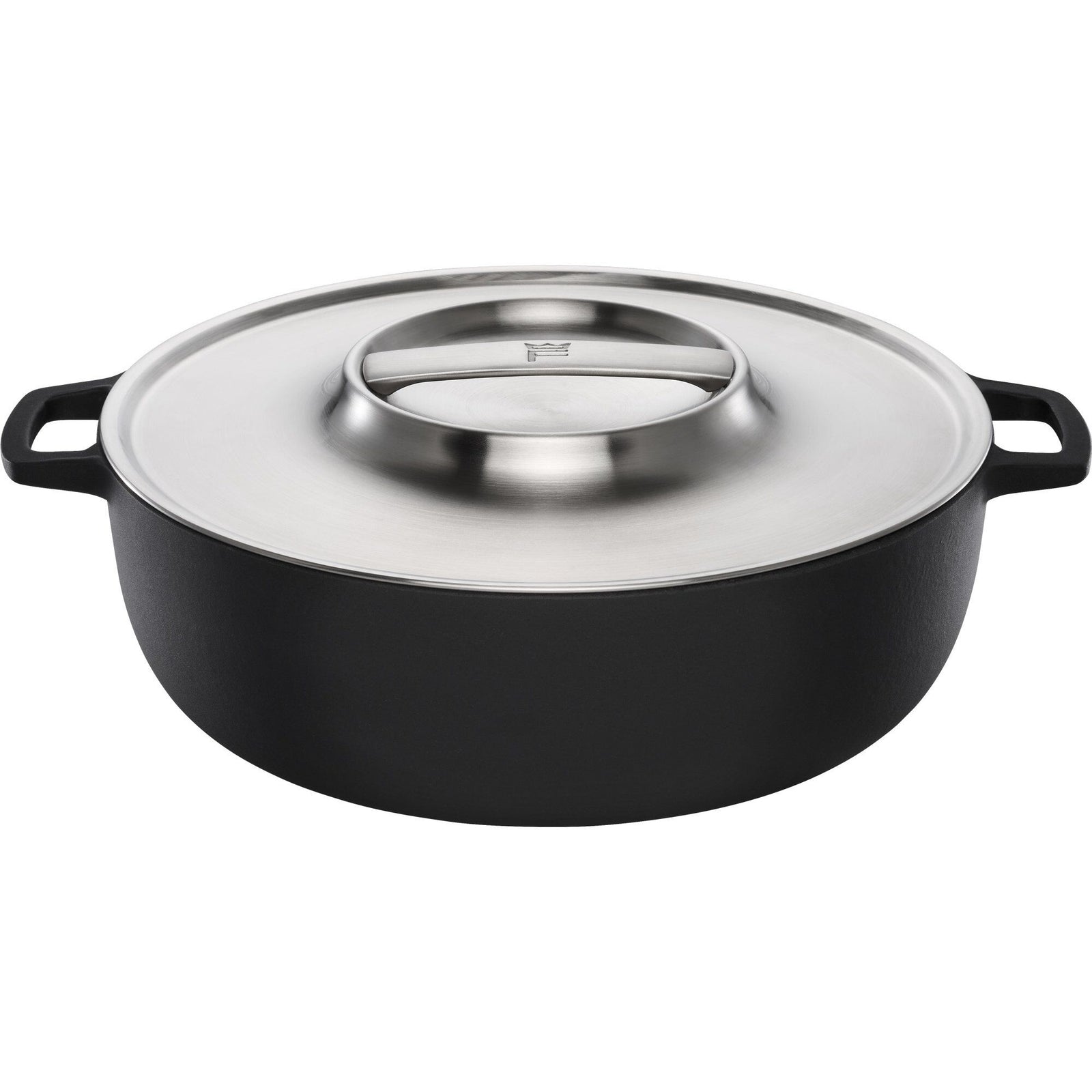 Fiskars Fiskars Norden Grill Chef støbejernsgryde med låg 30 cm – produktfoto (Støbejernsgryde)