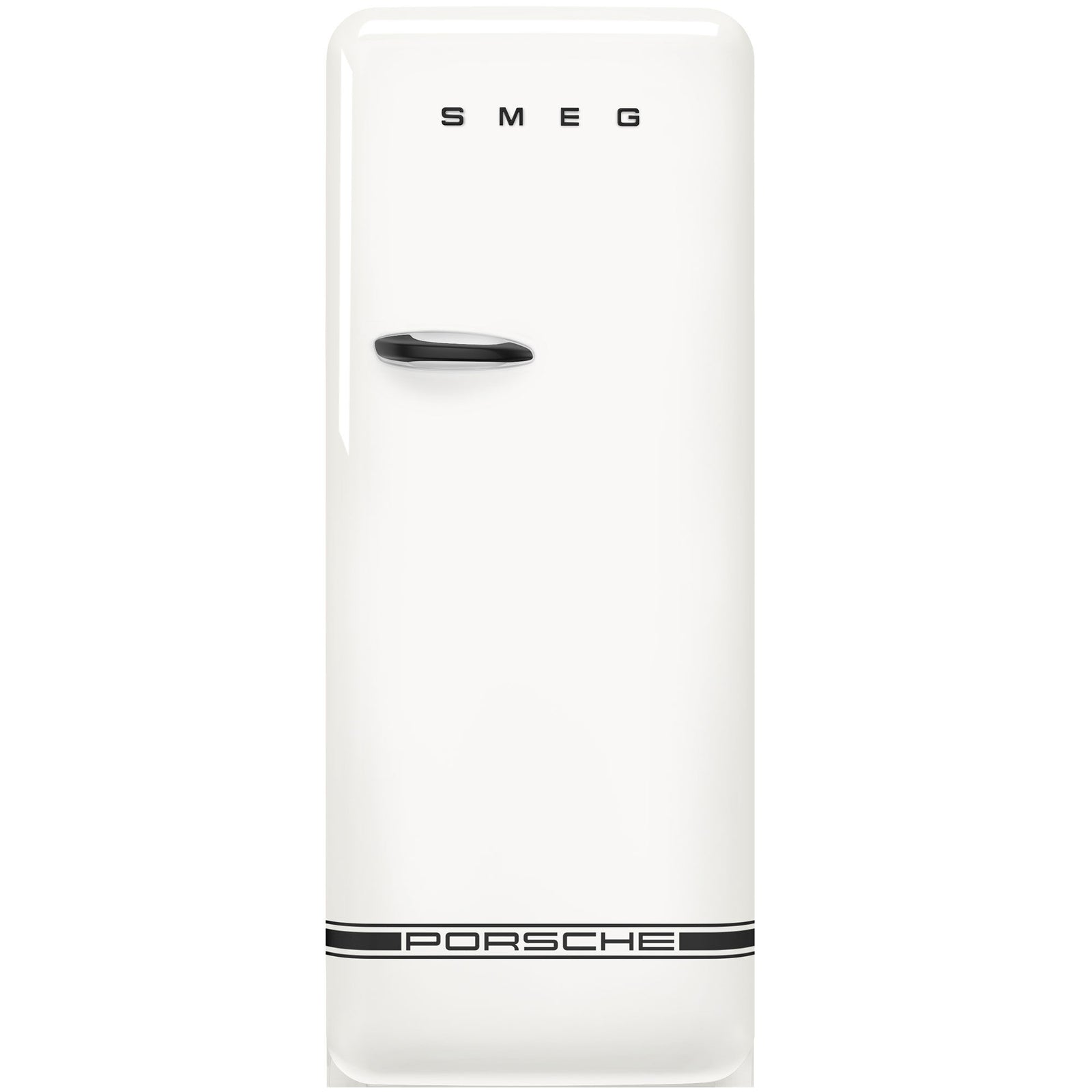 Smeg Smeg Porsche Special Edition køleskab med fryser FAB28RDPCW6, Carrara White ❤ produktbillede (Køle- /frysekabe)