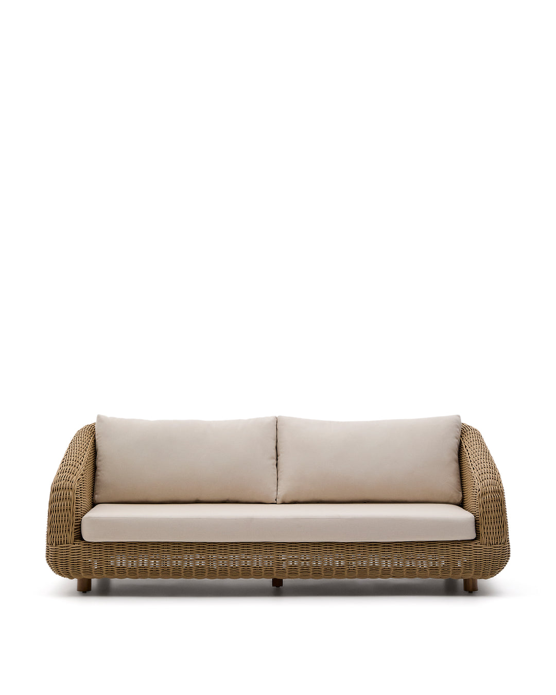 KAVE HOME Meria 3-pers. havesofa m. hynder syntetisk rattan og akacietræ B:208