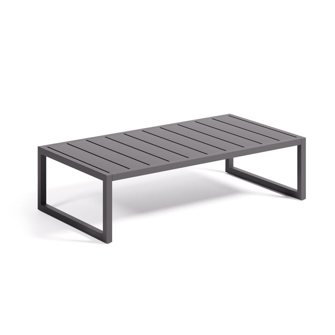 KAVE HOME Comova havebord rektangulær sort aluminium 60x114