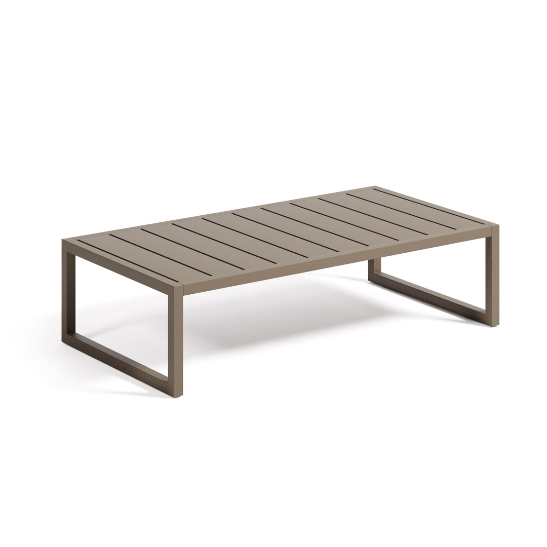 KAVE HOME Comova havebord rektangulær grøn aluminium 60x114