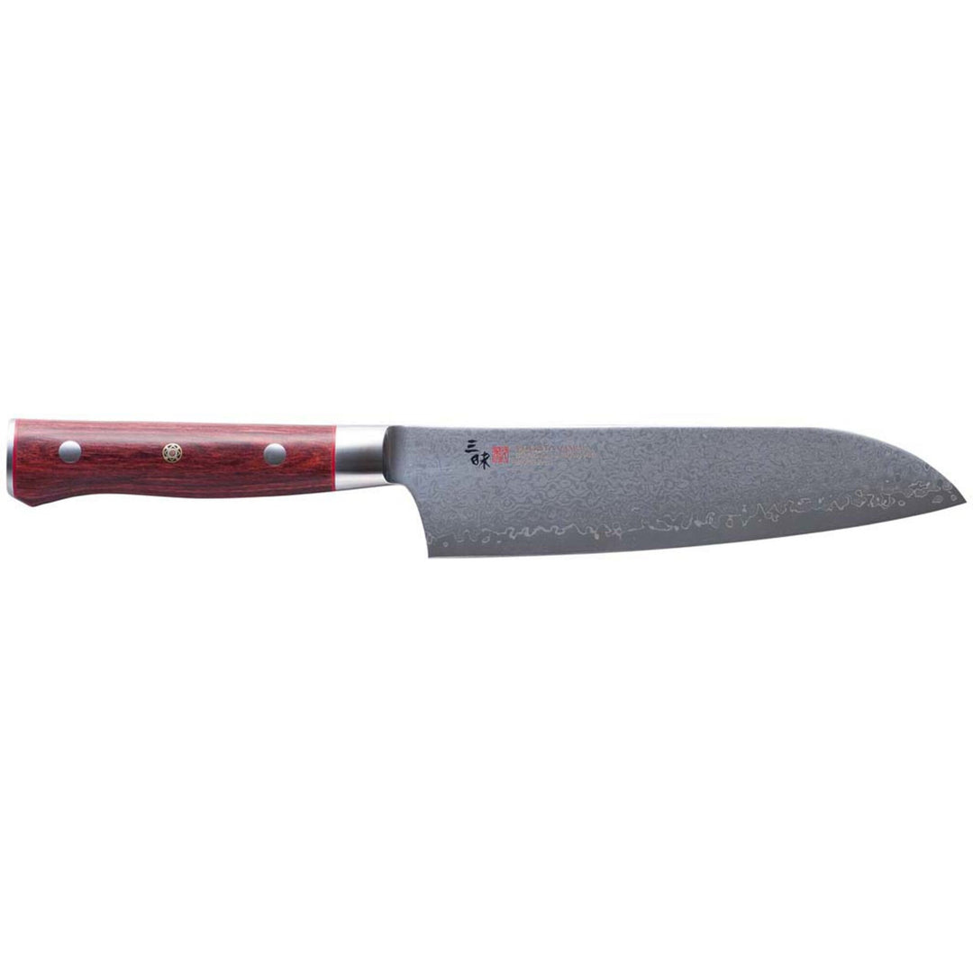 Zanmai Zanmai Flame Classic Damascus Pro-Santoku 18 cm. – produktvisning (Kokkekniv)