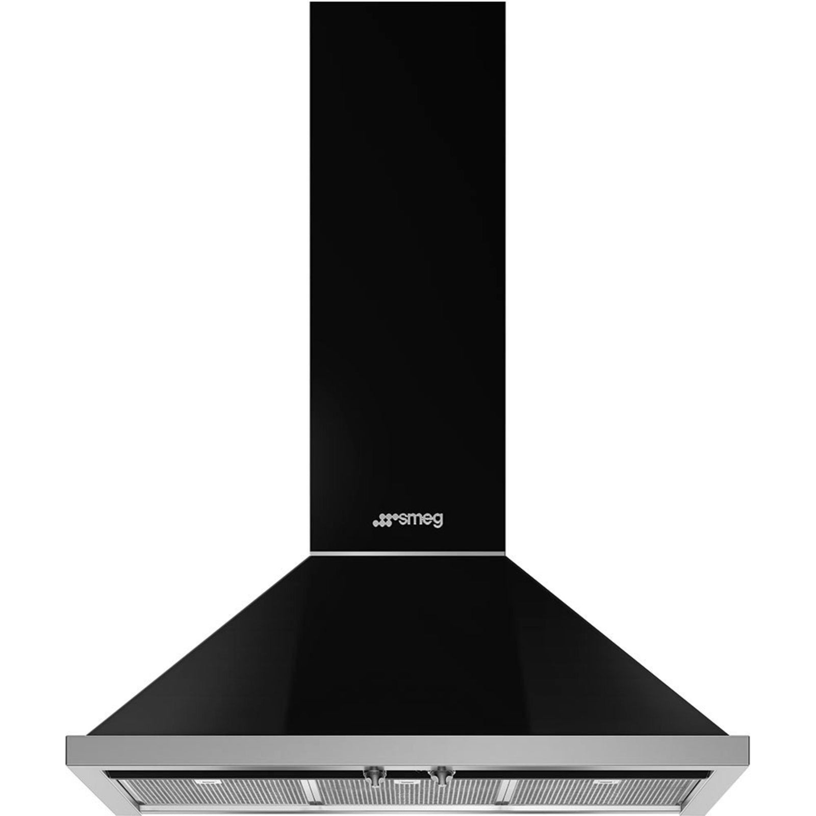 Smeg Smeg KPF9BL Portofino emhætte 90 cm, sort – detaljebillede (Emhætter)