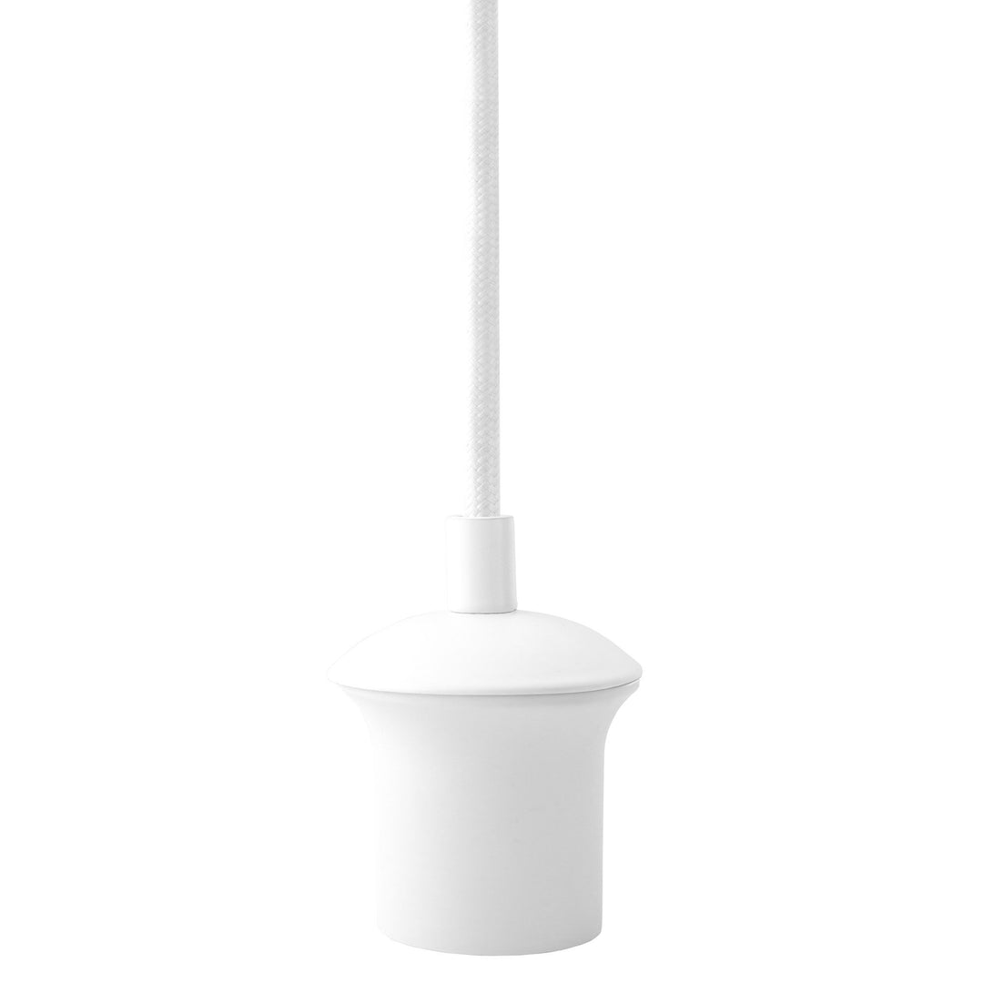 Globen lighting Globen Lighting Lampeophæng 300 cm E27, hvid – close-up (Lampenholder)