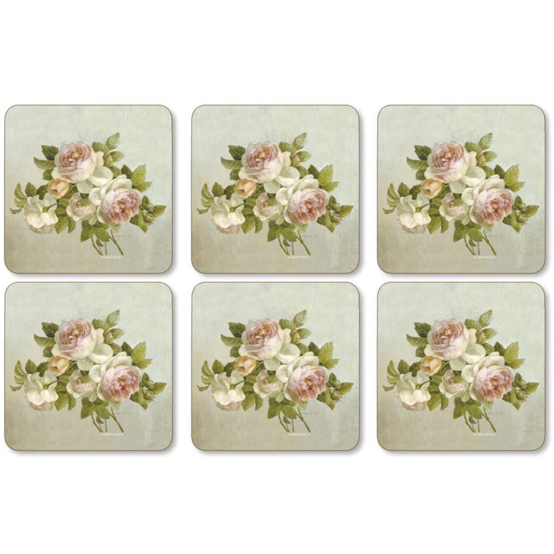 Pimpernel Pimpernel Glasunderlag Antique Rose – detaljebillede (Glasunderlag)