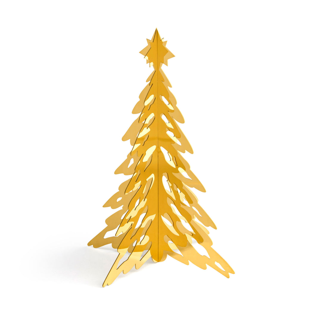 Cooee design Cooee design Pinetree 30 cm, messing – produktbillede (Julepynt)