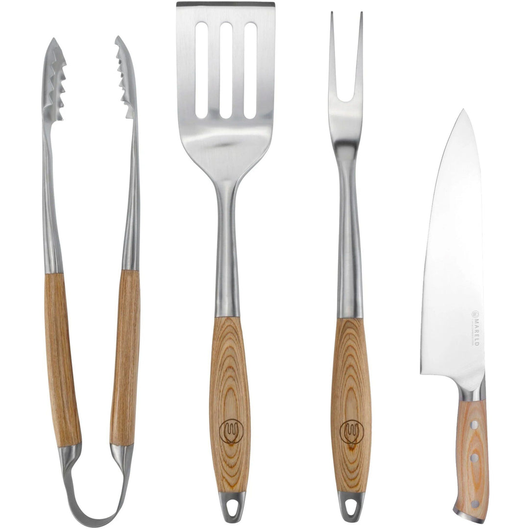 Mareld Mareld Chef Tools Deluxe grillsæt + kokkekniv 21 cm – close-up (Grill sæt)