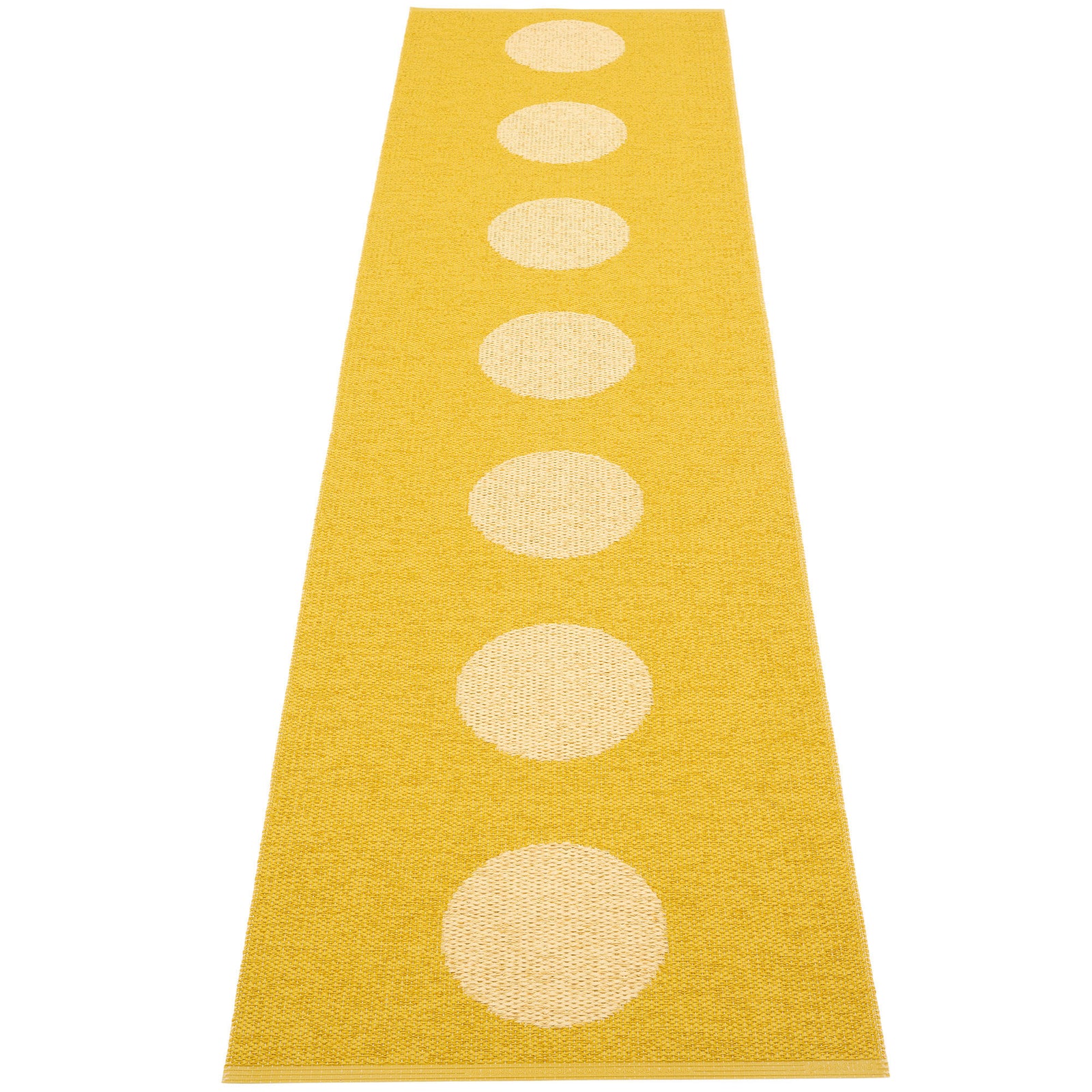 Pappelina Pappelina Vera Pop Tæppe 70x280 cm, mustard/gul – produktbillede (Tæpper)
