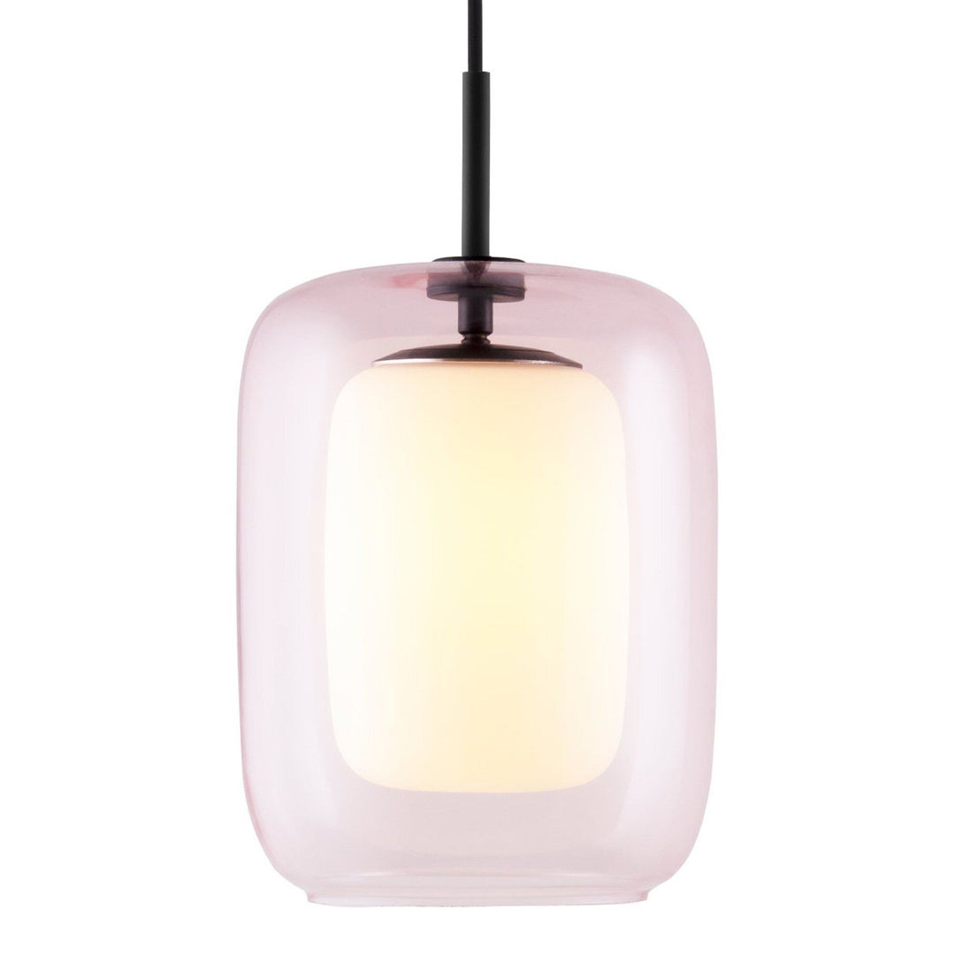 Globen lighting Globen lighting Cuboza loftslampe, 20 cm, fersken/hvid ❤ produktbillede (Lampe)