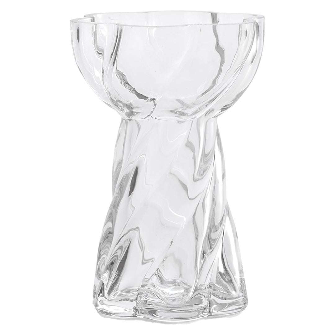 Cooee design Cooee design Bulb Twist løgvase 12 cm, klar ❤ produktbillede i kategorien Vase