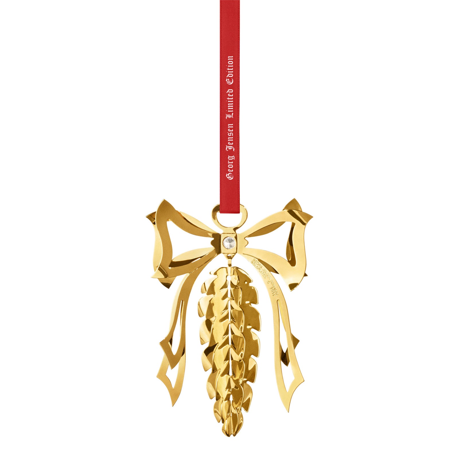Georg jensen Georg Jensen CC 2005/2025 Kotte julepynt, 18K guldbelægning ❤ produktbillede (Juledekoration)