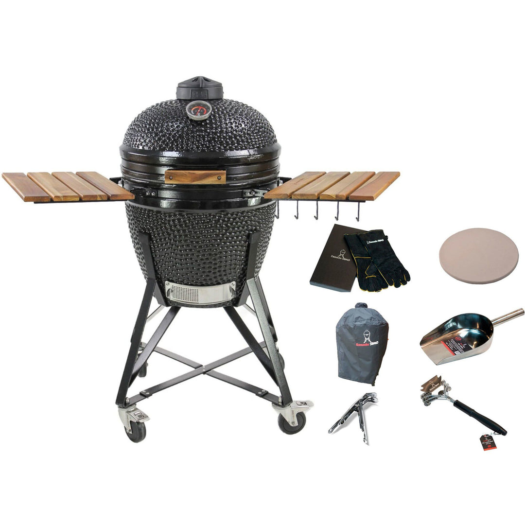 Kamado sumo Kamado sumo Midi kulgrill m. tilbehørspakke, sort ❤ produktfoto i kategorien Kamadogrill
