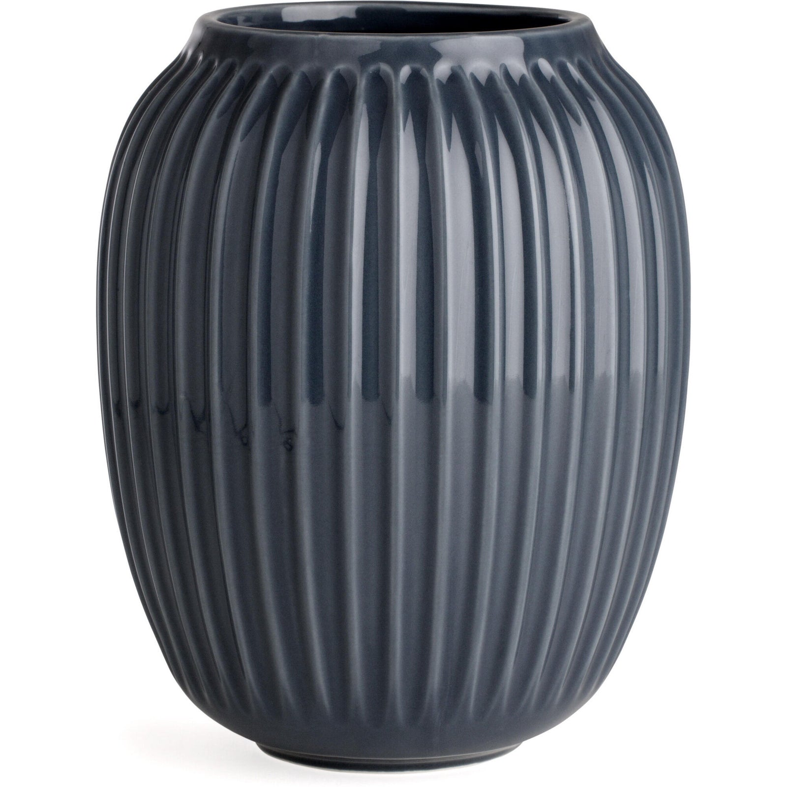 Kähler Kähler Hammershøi vase antracit 20 cm. – close-up (Vase)