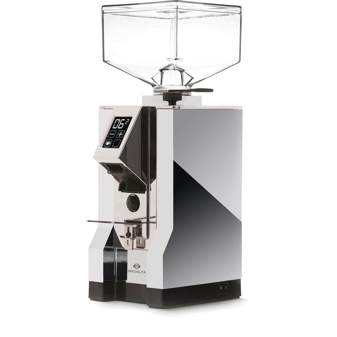 Eureka Eureka MIGNON Specialitá elektronisk kaffekværn, forkromet stål – frontbillede (Espressokværn)