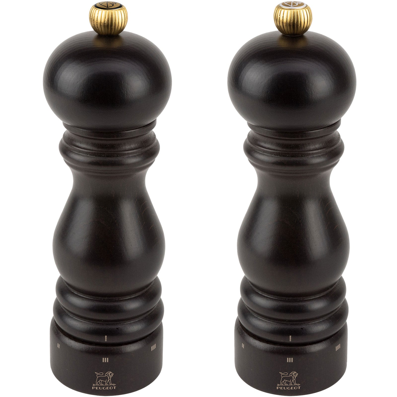 Peugeot Peugeot Paris u'Select Z DUO Salt- og Peberkværn 18 cm, chokolade ❤ frontbillede (Krydderikværne)