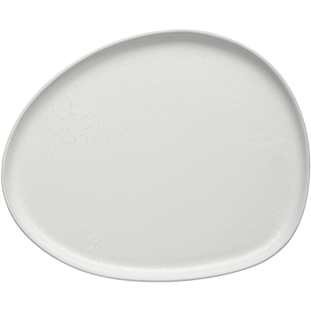 Aida Aida RAW Organic frokosttallerken, 24x21 cm, arctic white ❤ produktbillede i kategorien Morgenmadstallerken