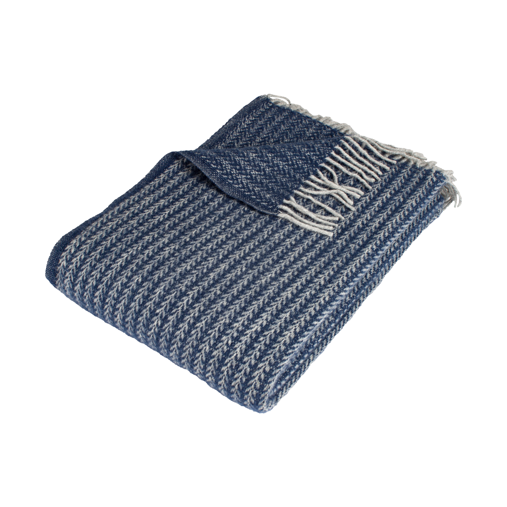 Produktbillede af ODIN Uldplaid Blue på tilbud i høj kvalitet