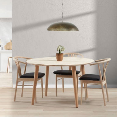 tilbud på DT 100 spisebord i massiv bøg, ø 120 cm. Billigt udsalg! Stort online udvalg. Hurtig levering, 1-2 hverdage. Varenummer: 3NDC-8236. Spar op til 52%.